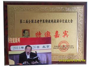 第二届全国名老中医特效绝技演示交流大会特邀嘉宾